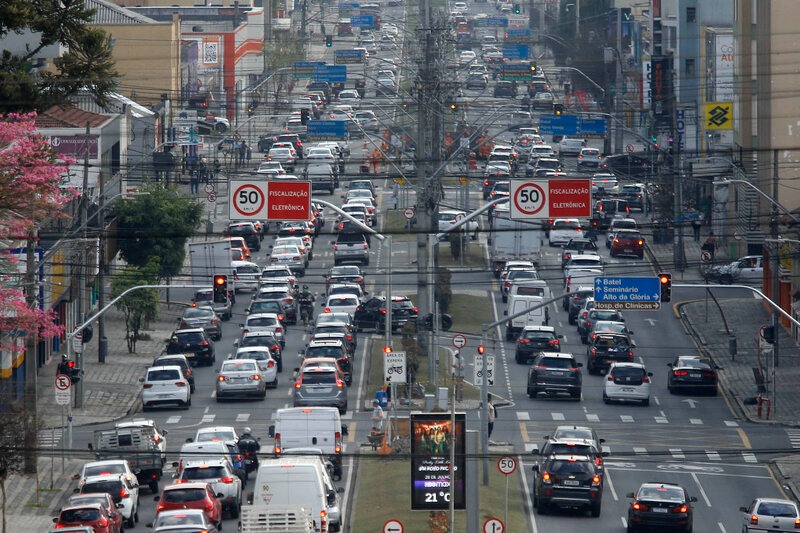 Saiba quais ruas são as campeãs em acidentes em Curitiba