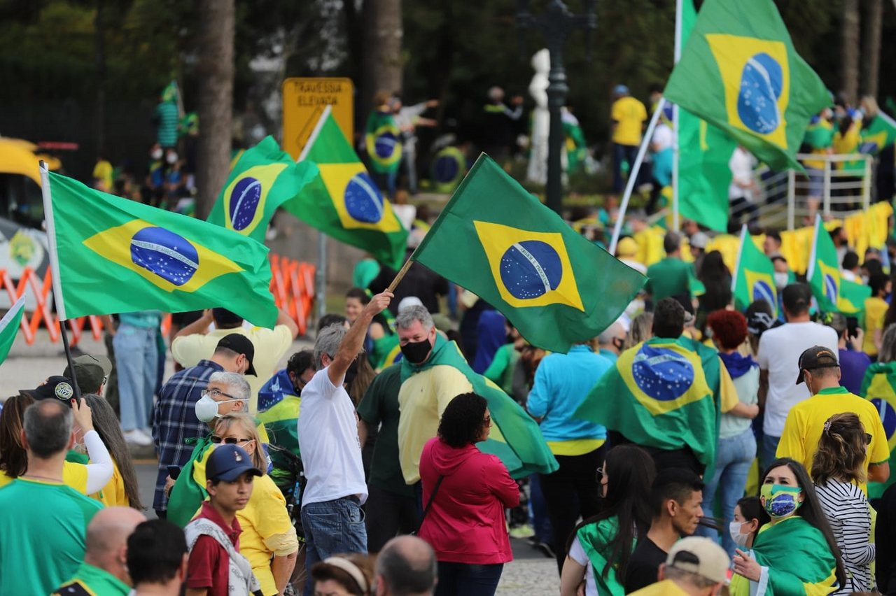 manifestação ato Boca Maldita Curitiba