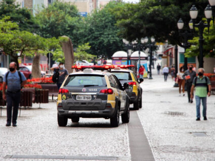PM reforça policiamento no Carnaval em Curitiba