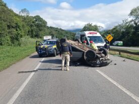 br-277 interditada acidente paranaguá