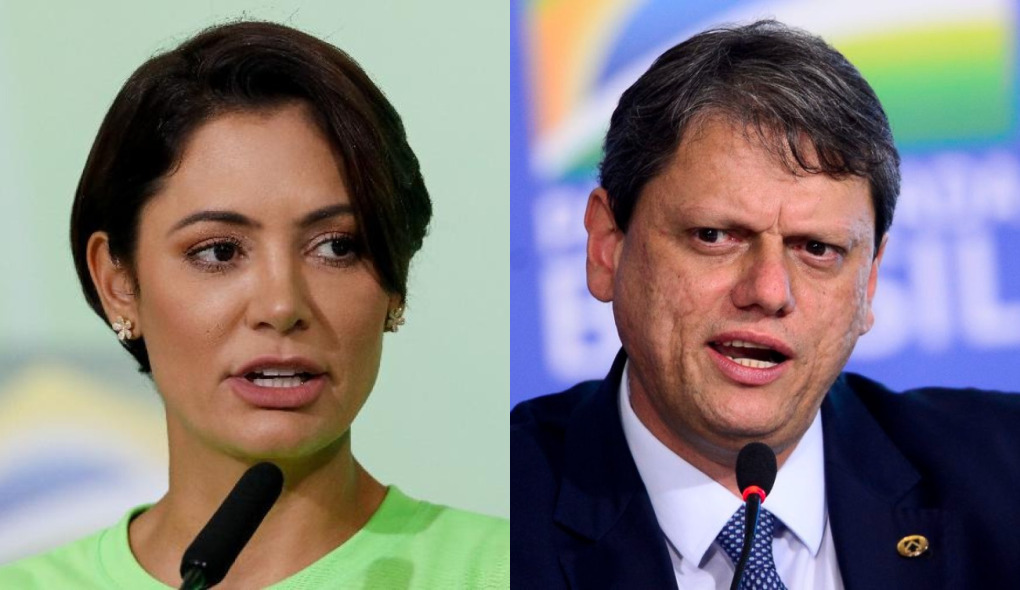 pesquisa Quaest Michelle Bolsonaro Tarcísio de Freitas