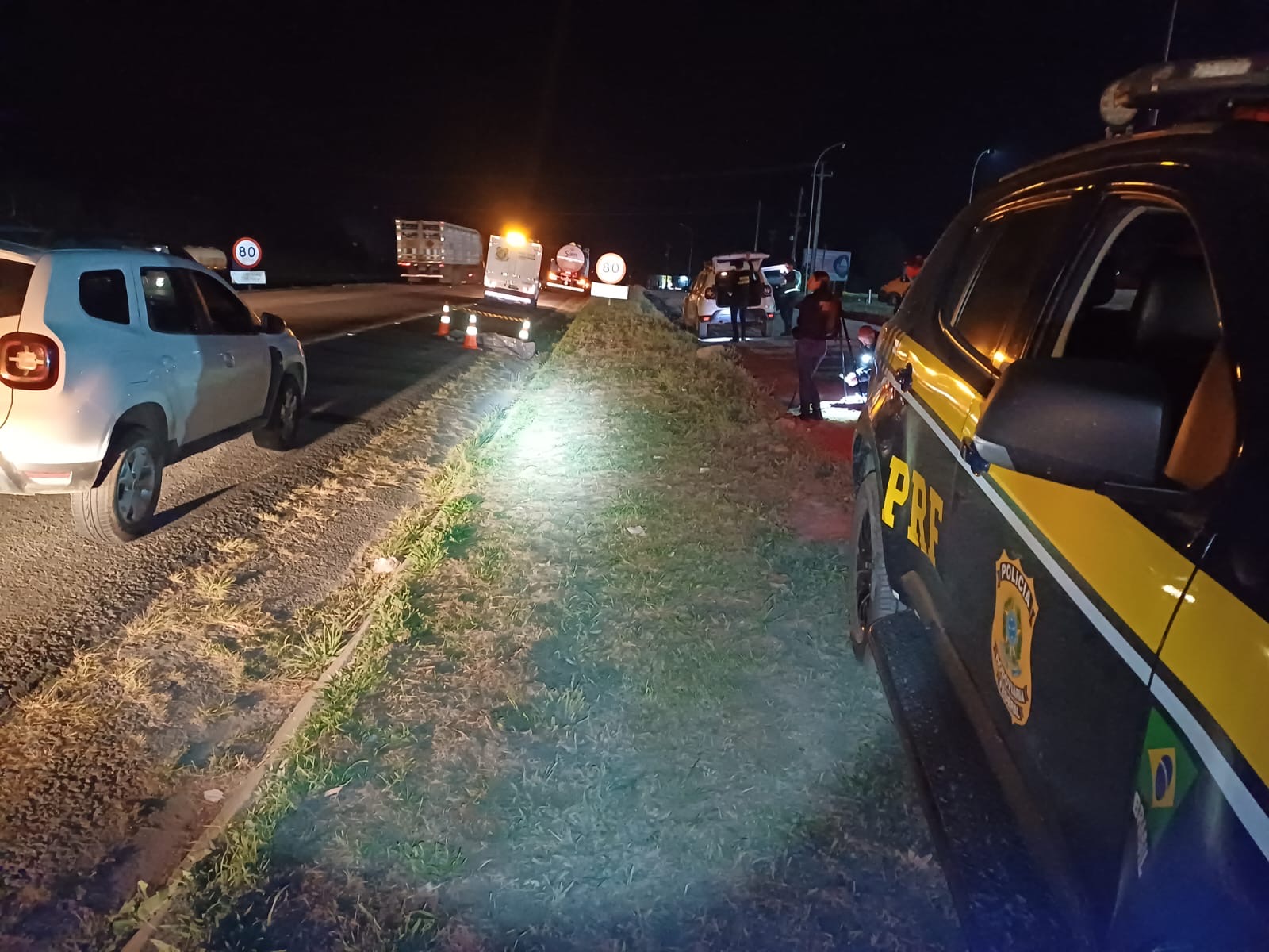 idoso morre atropelado BR-277