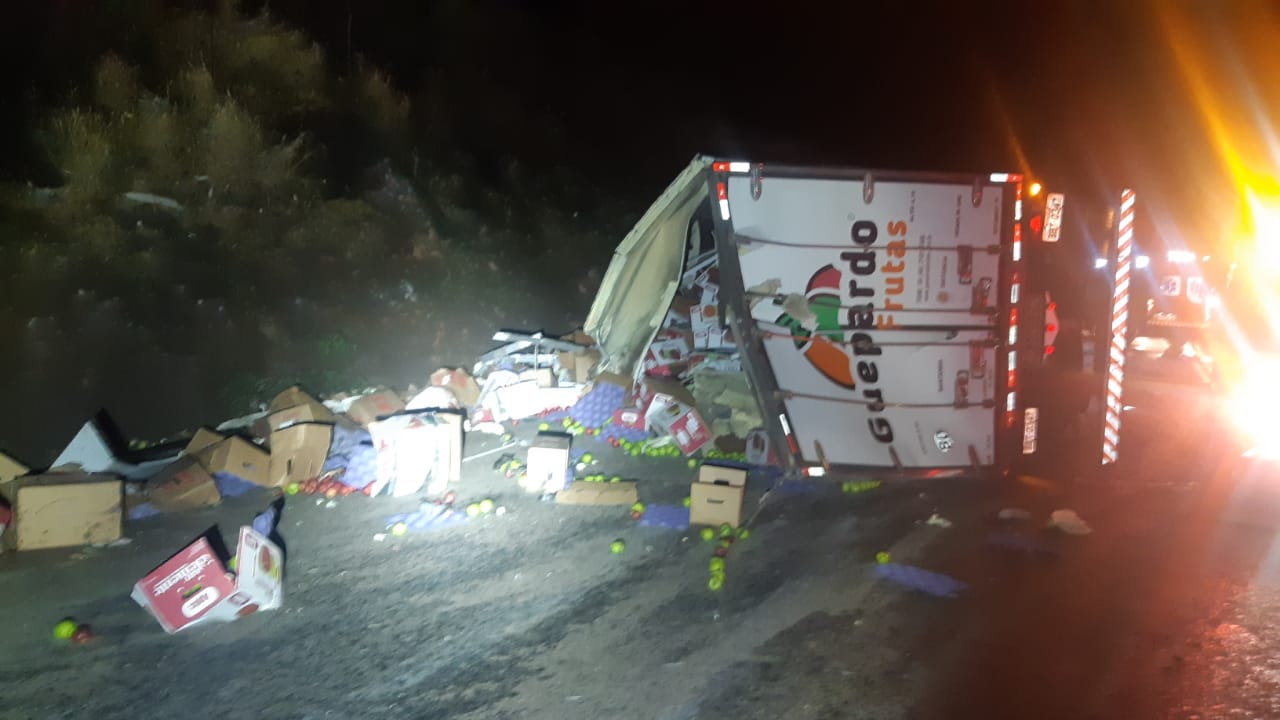 Caminhoneiro morre em grave acidente na BR-373 em Ipiranga