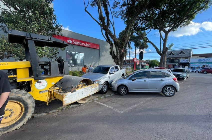 acidente rolo compressor Curitiba