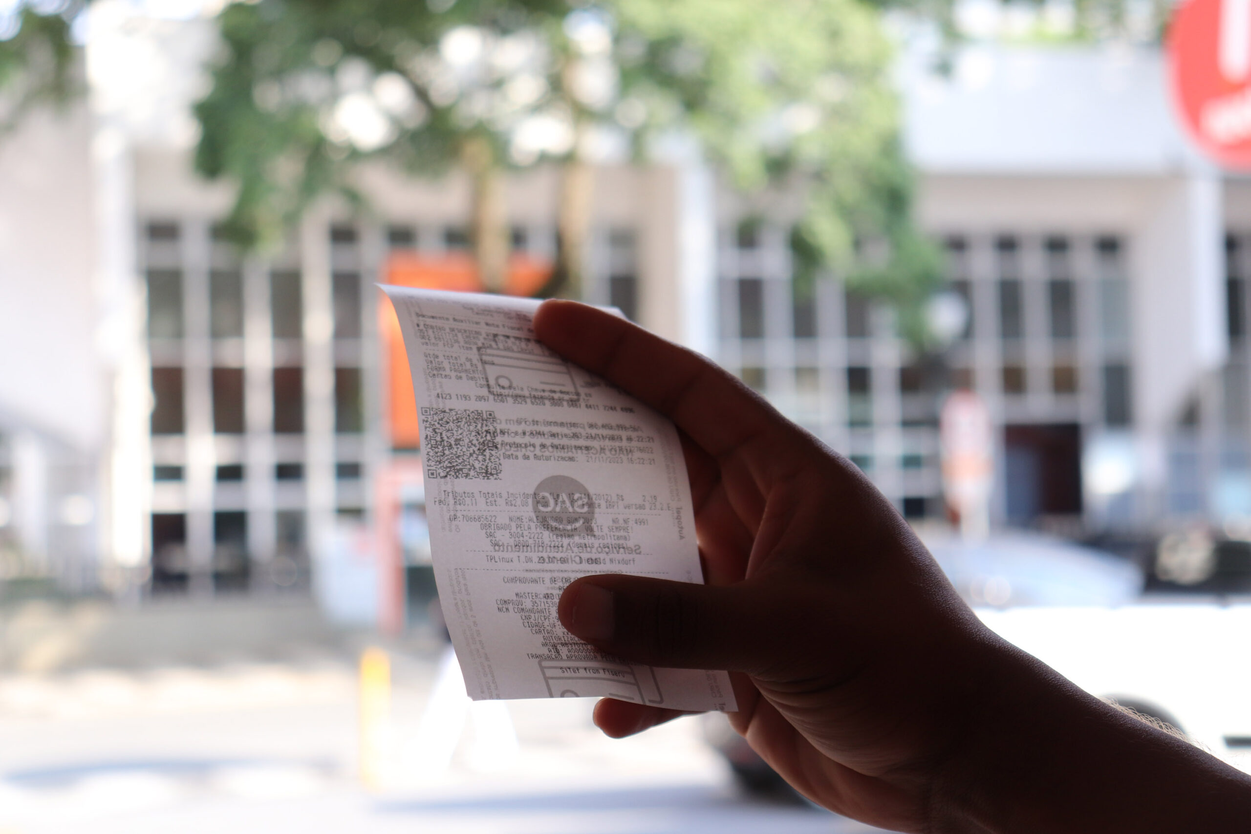 nota fiscal Nota Paraná CPF na Nota comércio