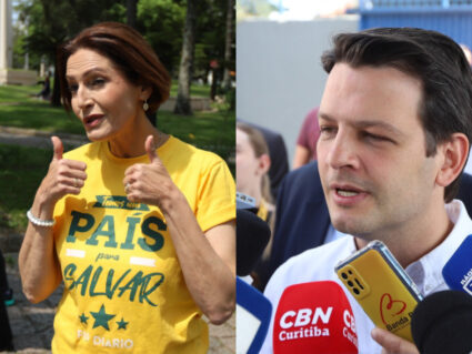 Curitiba: Eduardo Pimentel e Cristina Graeml estão tecnicamente empatados, diz pesquisa