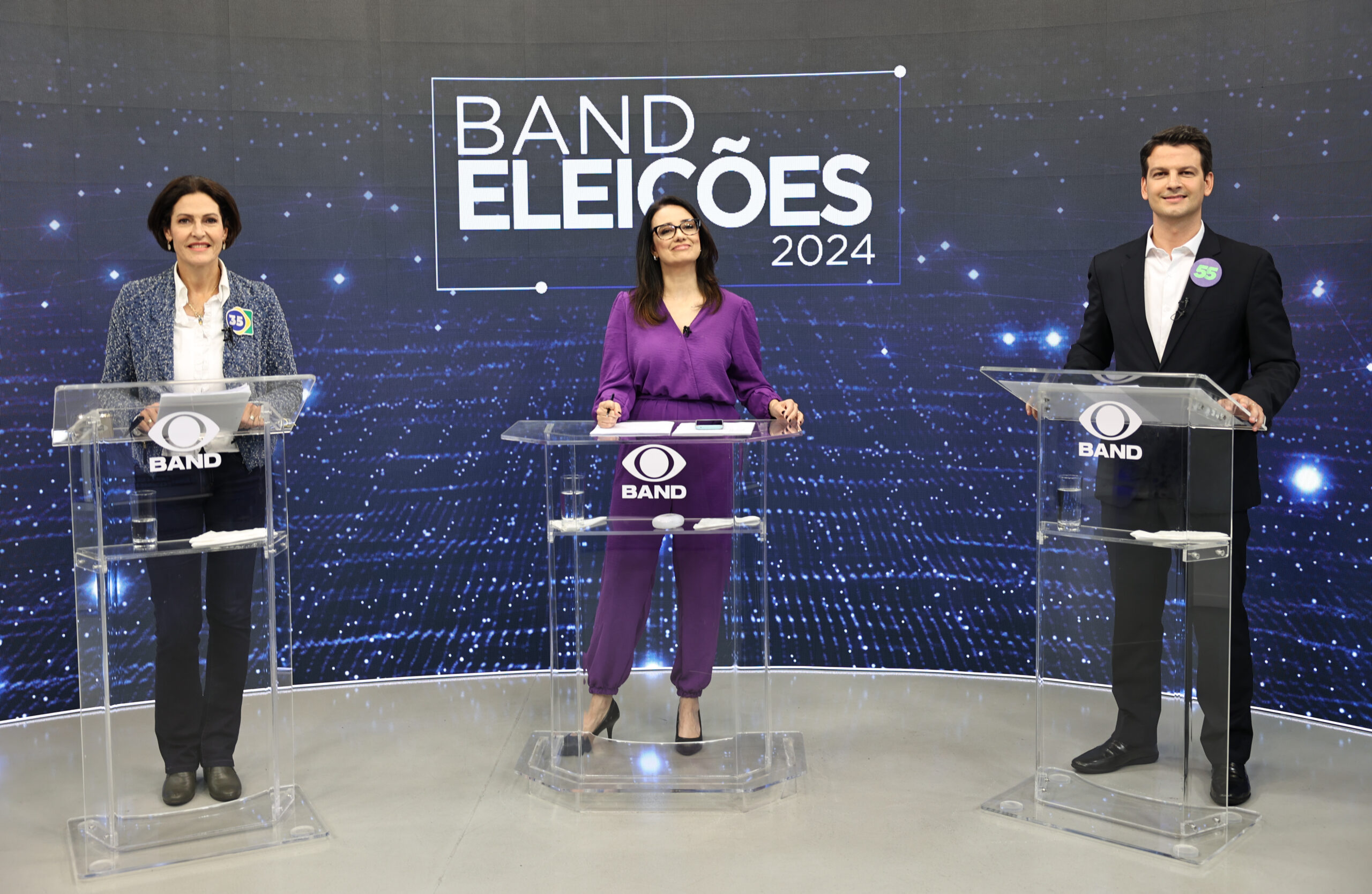 Pimentel e Cristina debate da Band