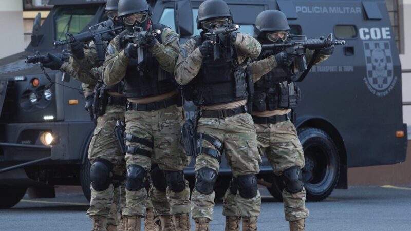 Novo cangaço: Polícia Militar faz treinamento contra crimes violentos nesta madrugada