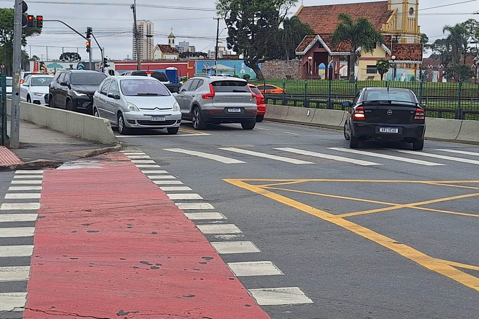 novo viaduto do Orleans Curitiba