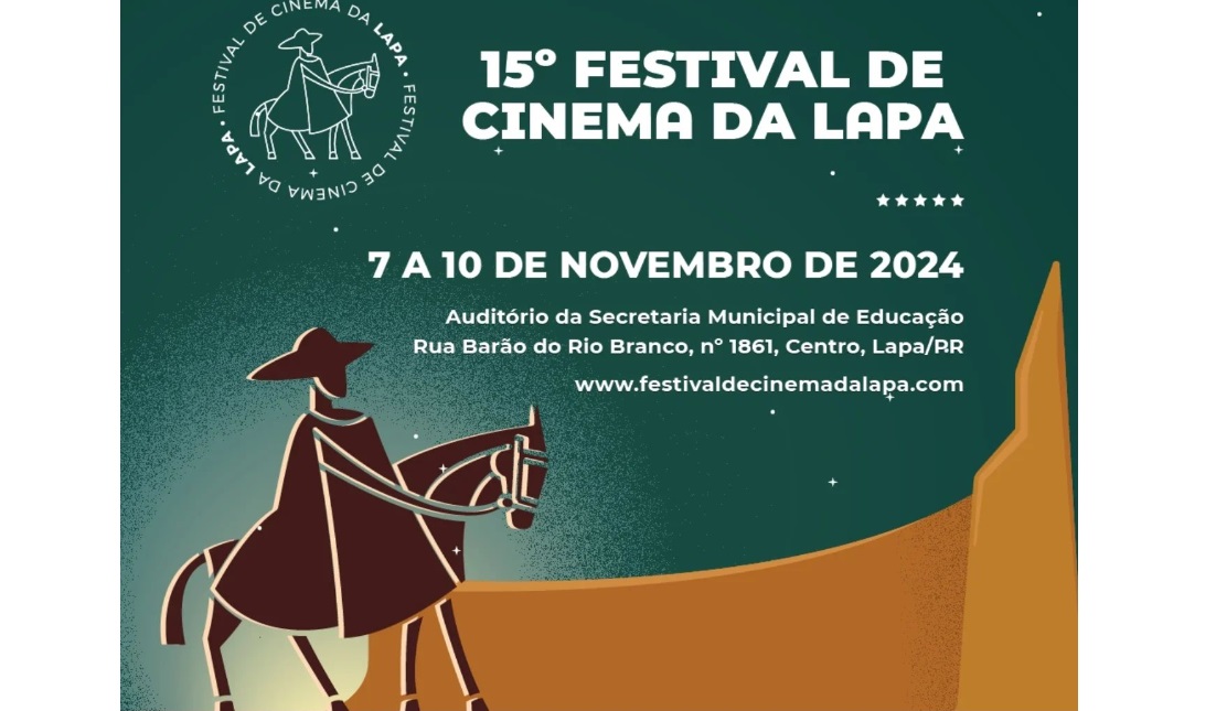 15° Festival de Cinema da Lapa exibirá mais de 25 filmes e documentários gratuito