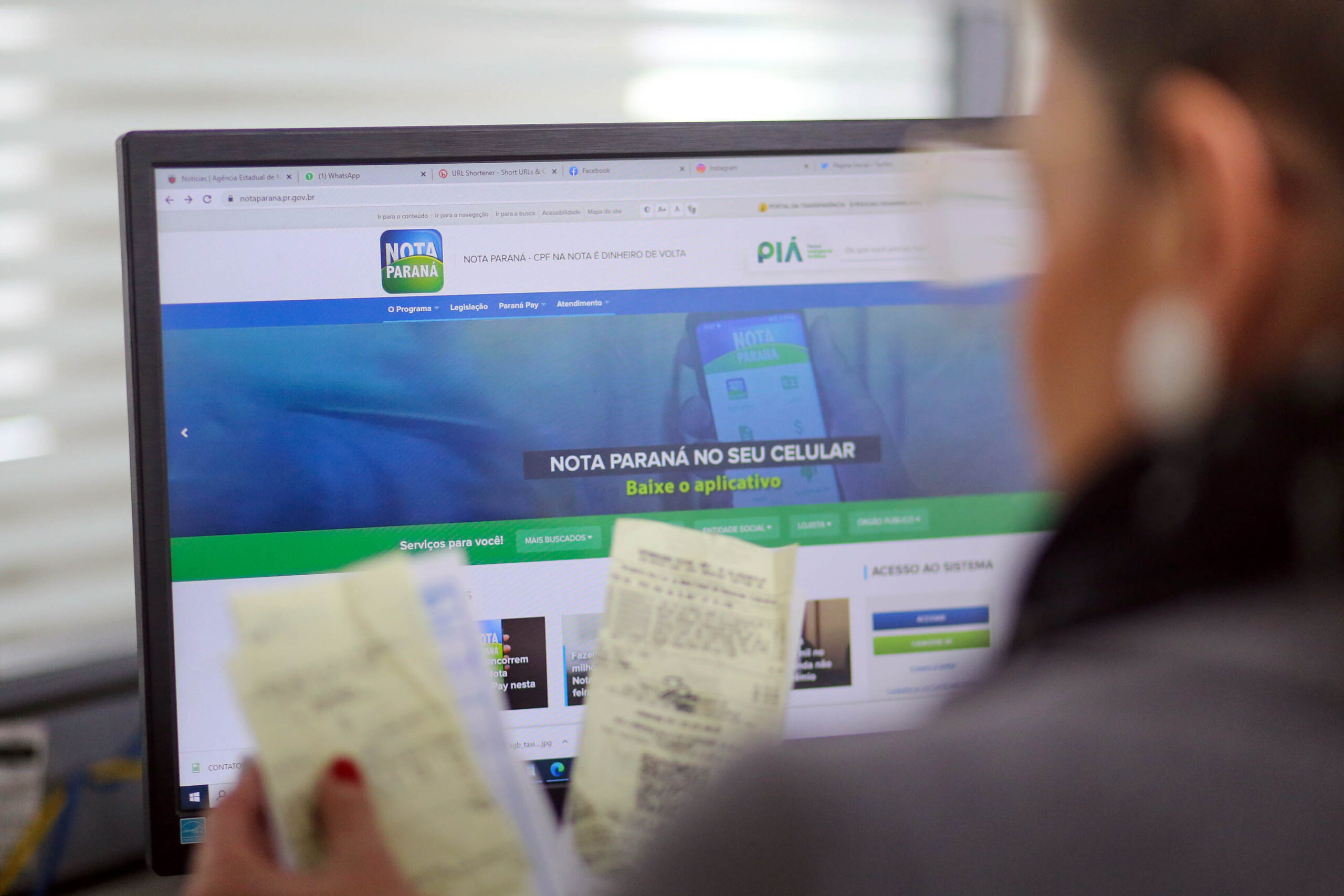 Nota Paraná sorteio CPF na nota
