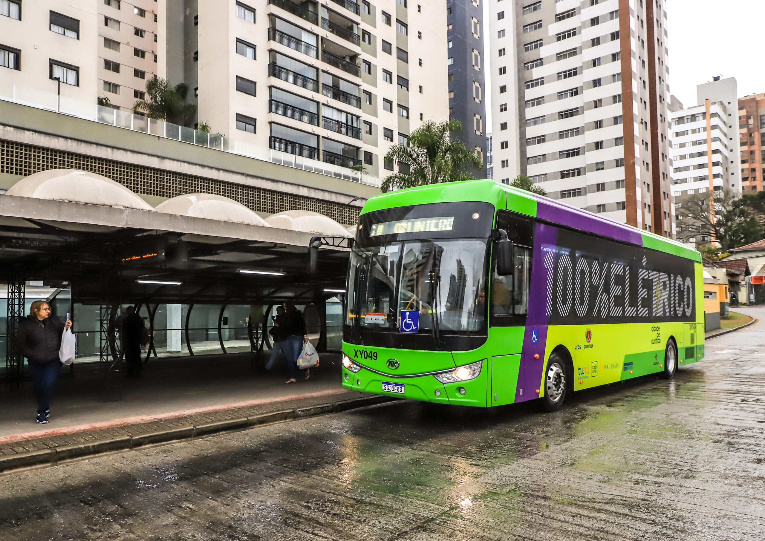ônibus-elétrico-curitiba-Curitiba define dez propostas para enfrentar as mudanças climáticas