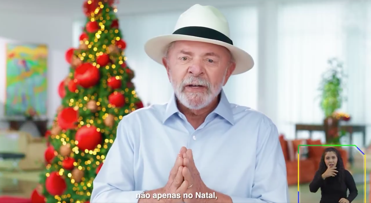 Lula pronunciamento Natal