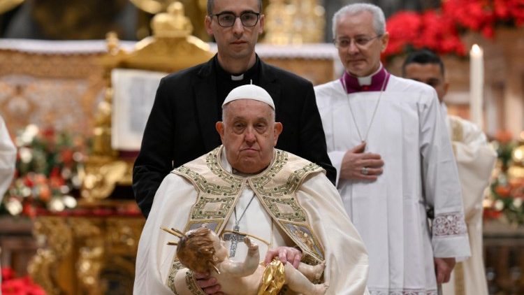 Papa Francisco celebra o Natal com a Missa do Galo