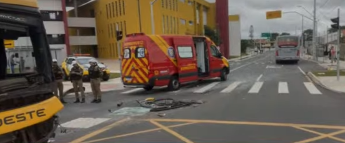 acidente ônibus Curitiba