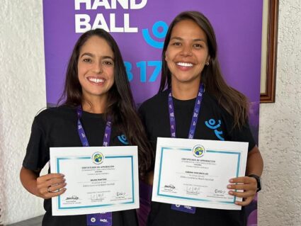 Árbitras paranaenses se credenciam a apitar jogos internacionais de handebol de praia