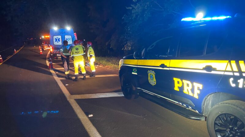 Passageira morre após carro cair em barranco na BR-369