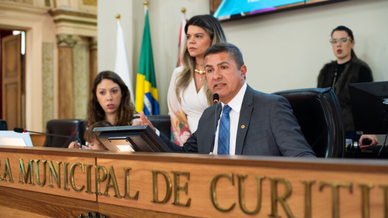 Vereador mais votado vai presidir primeiras sessões da Câmara de Curitiba em 2025