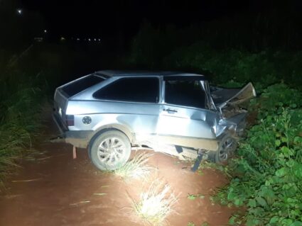 Acidente na BR-153 deixa uma pessoa morta e outra em estado grave
