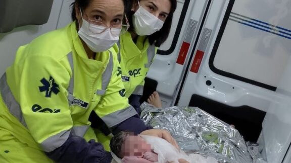 Bebê nasce em ambulância de concessionária de pedágio no Paraná