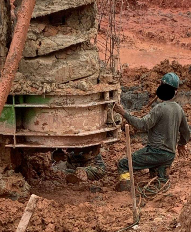 Trabalhador é soterrado em obra de Curitiba 2