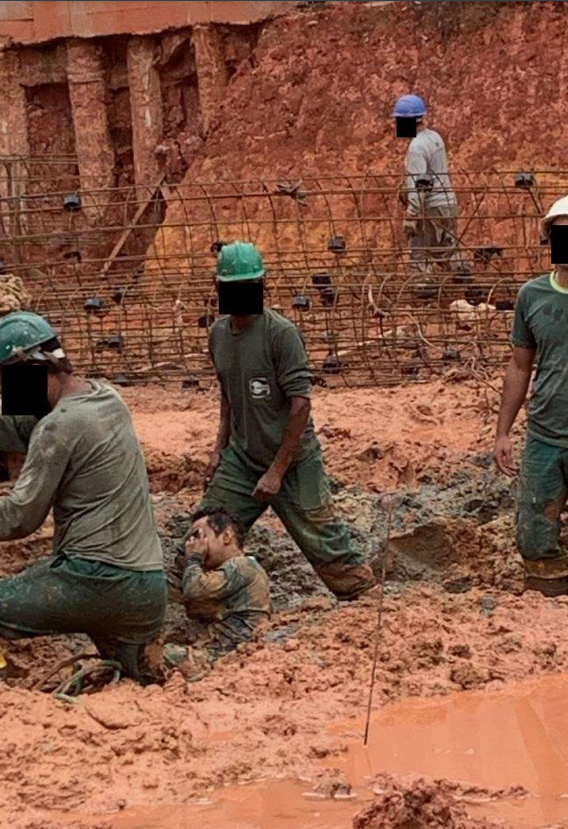 Trabalhador é soterrado em obra de Curitiba 2