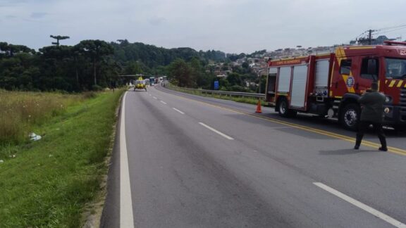Homem tem membros esmagados após ser atropelado no Contorno Norte