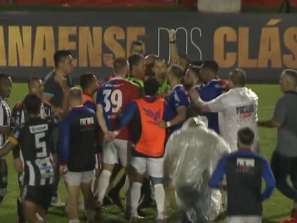 Paraná Clube tem cinco expulsos após confusão no final do jogo contra o Operário