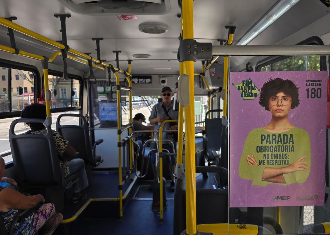 Amep lança campanha contra o assédio no transporte coletivo da RMC