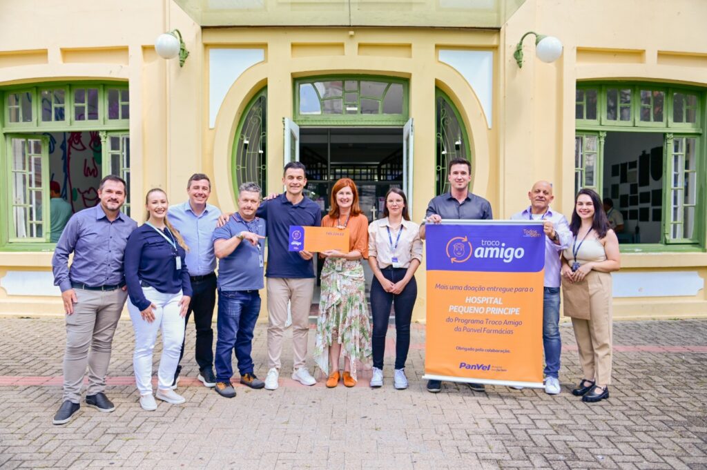 Hospital Pequeno Príncipe recebe doações da campanha Troco Amigo da Panvel