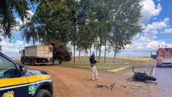 Motociclista de Curitiba morre em acidente na BR-373