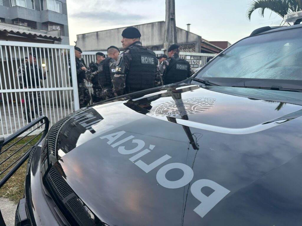 Polícia realiza operação contra o tráfico de drogas no Litoral