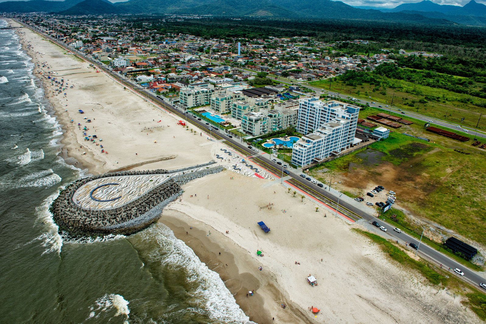obras Orla de Matinhos