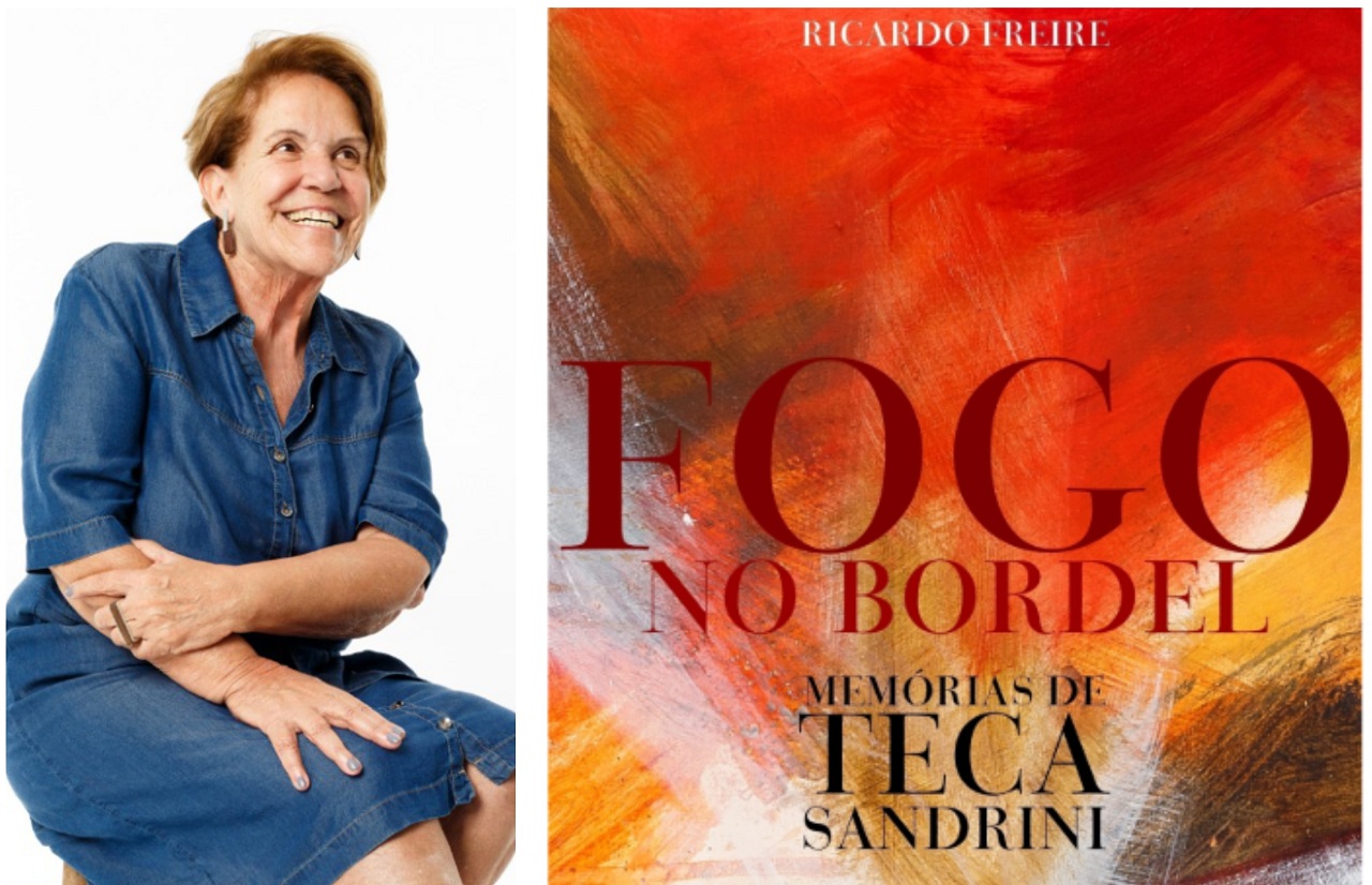 Livro ‘Fogo no Bordel’ ‘conta a história da artista curitibana Teca Sandrini