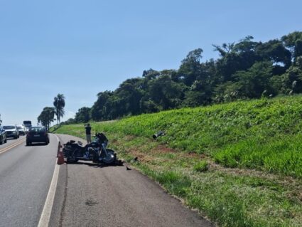 Vídeo mostra Harley-Davidson segundos antes de acidente fatal na BR-277