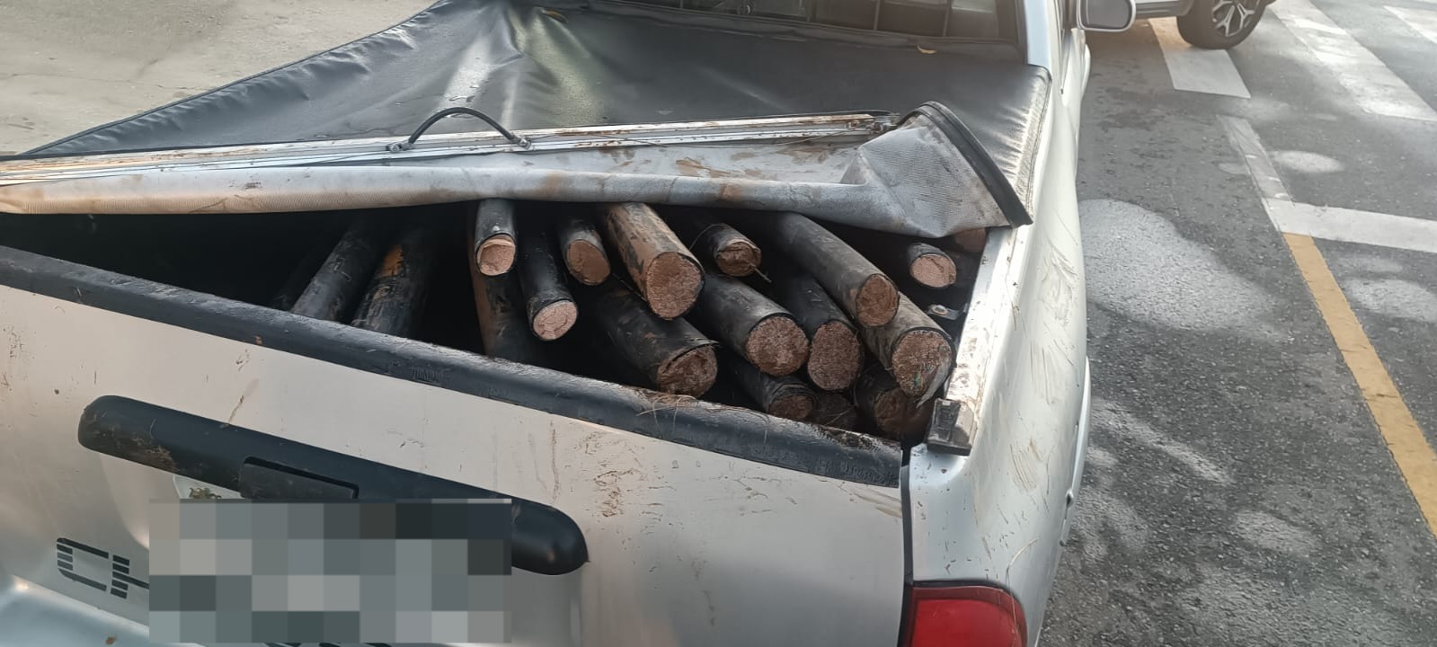 apreensão fios de cobre Fazenda Rio