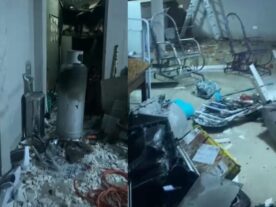 explosão botijão de gás Curitiba