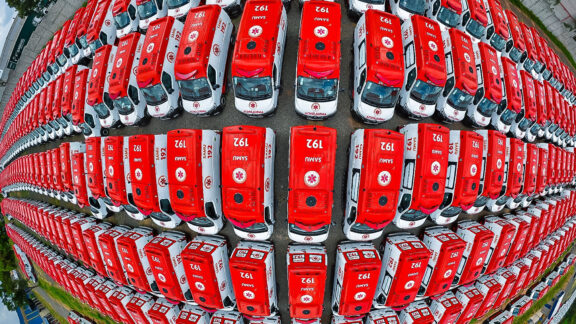 Paraná ganha 143 novas ambulâncias do Samu