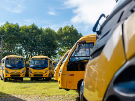 novos ônibus escolares cidades do Paraná