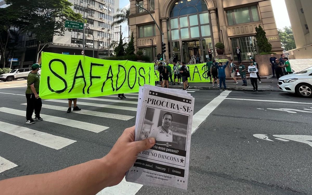 protesto Treecorp reunião SAF Coritiba