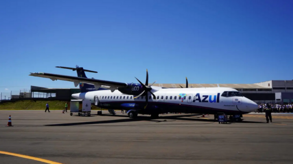 Azul começa a operar voos entre Curitiba e Guarapuava