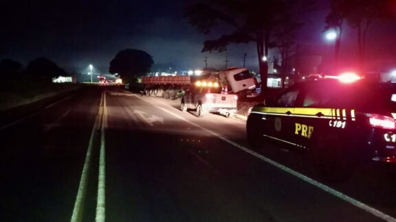 Caminhoneiro morre em grave acidente na BR-369, no Oeste do Estado