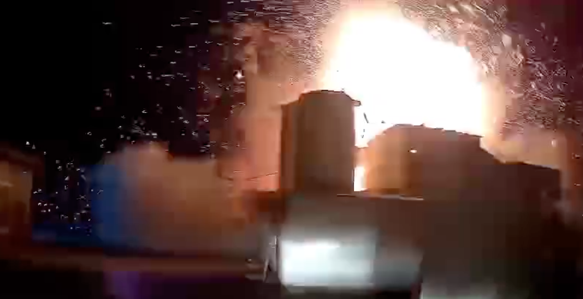 explosão em fábrica de gás Grande Curitiba