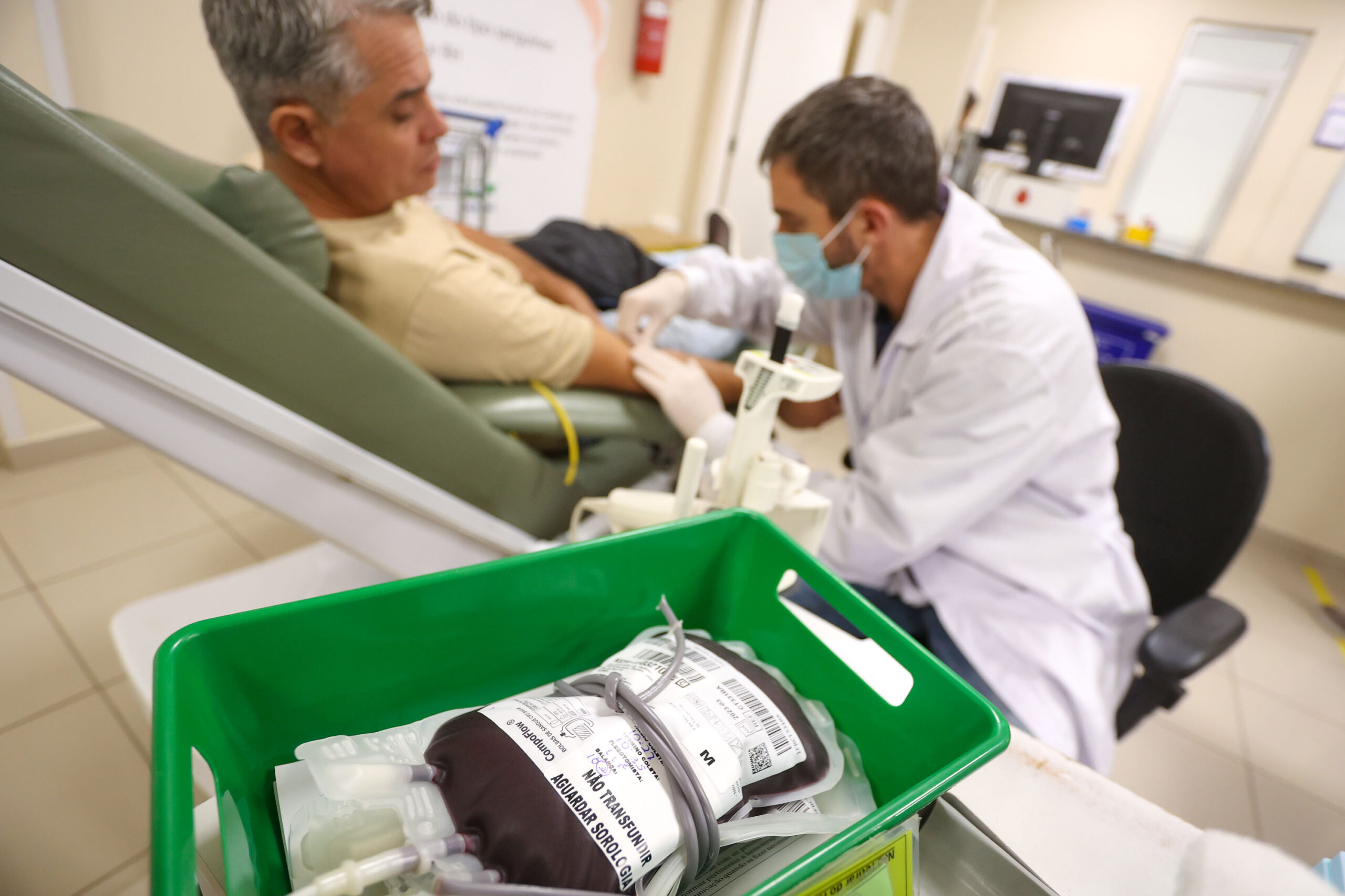 Hemepar, doação de sangue