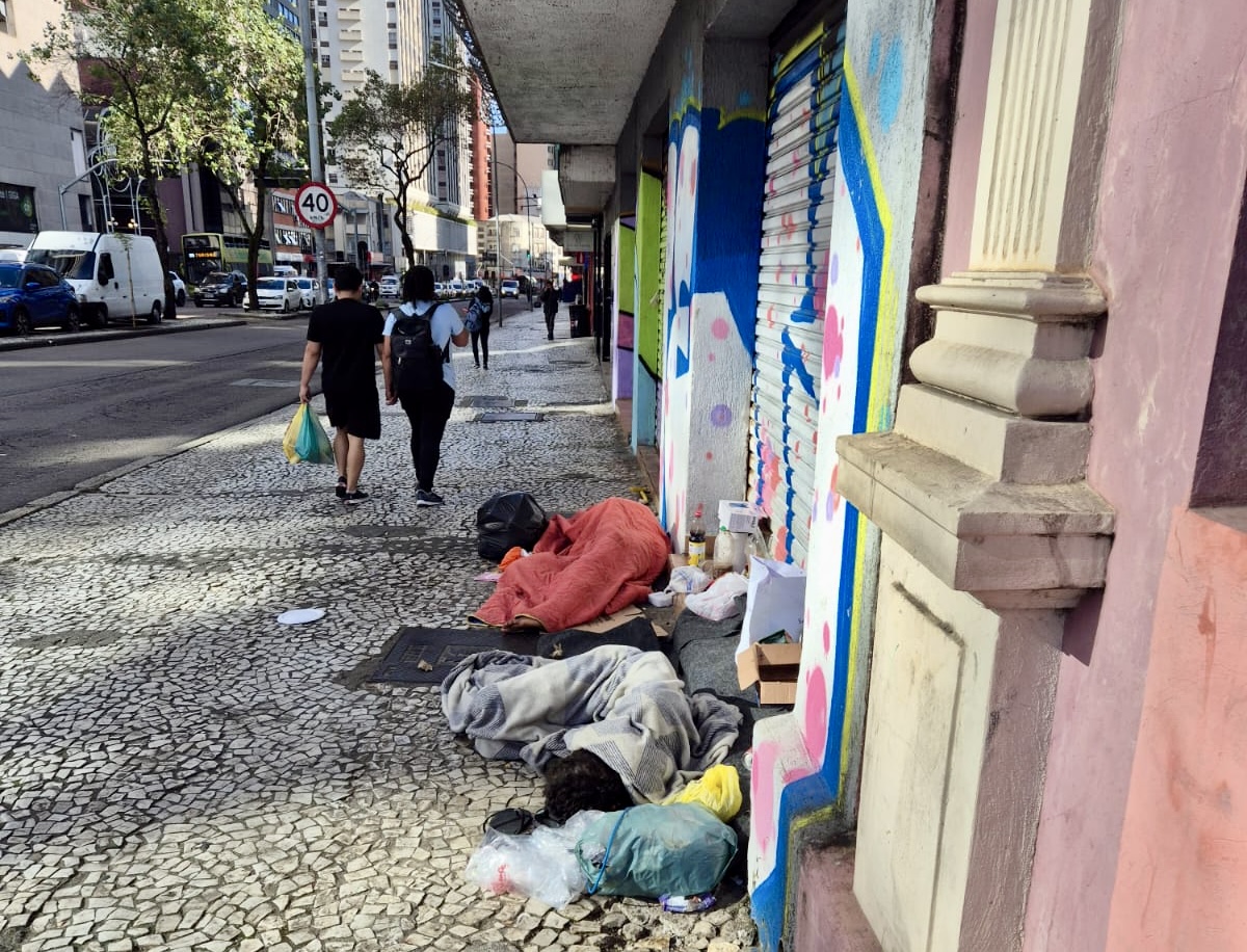 moradores de rua Curitiba