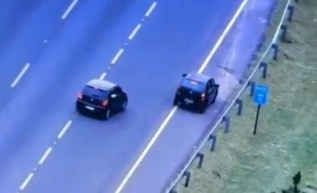 Suspeitos de roubo são presos após perseguição na BR-277