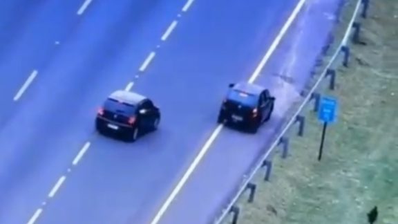 Suspeitos de roubo são presos após perseguição na BR-277