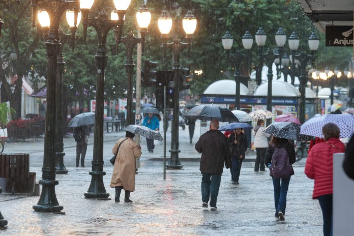 Chuva em Curitiba previsão do tempo Paraná
