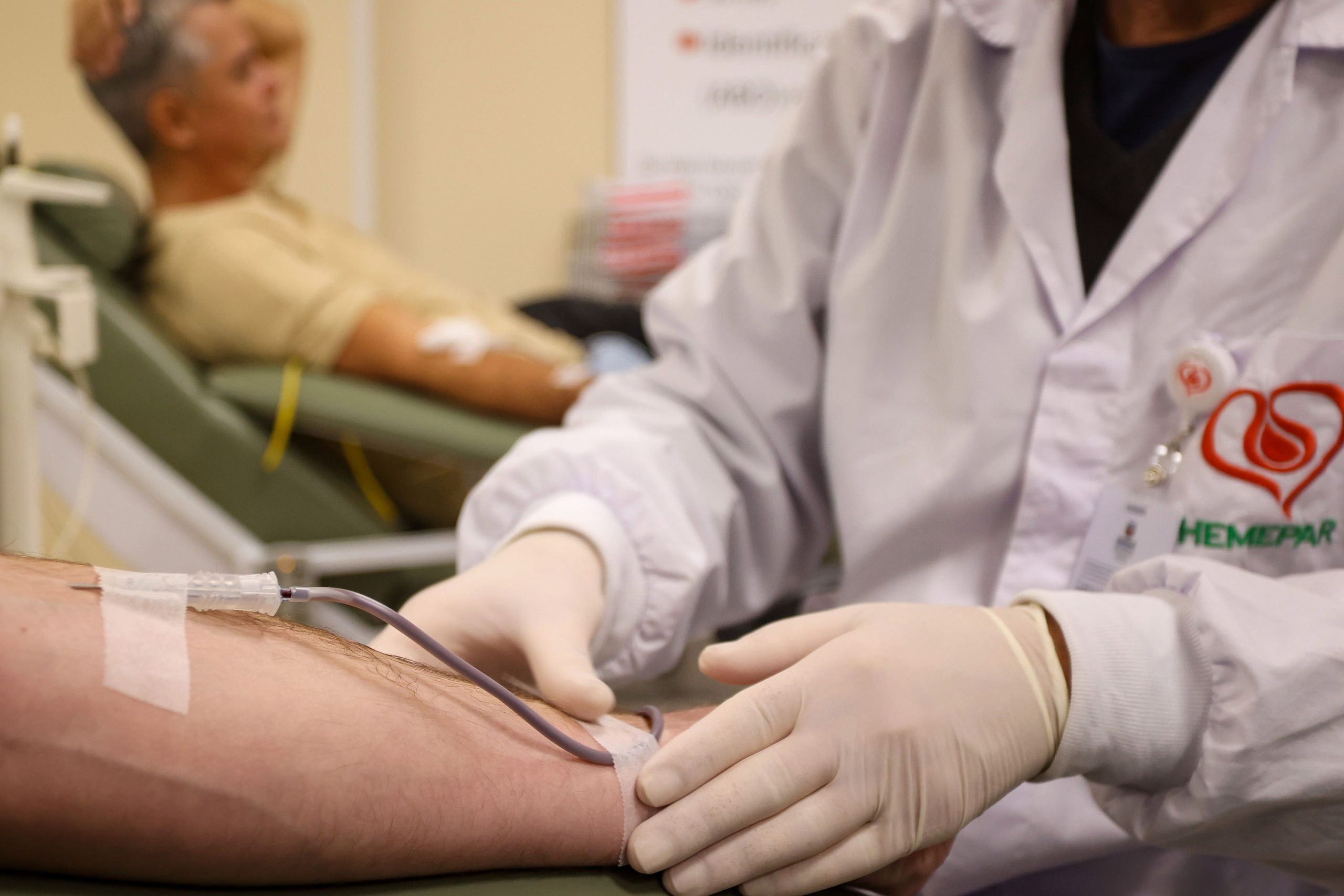 Hemepar, doação de sangue Paraná