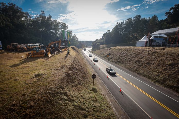 obras de duplicação Contorno Norte de Curitiba